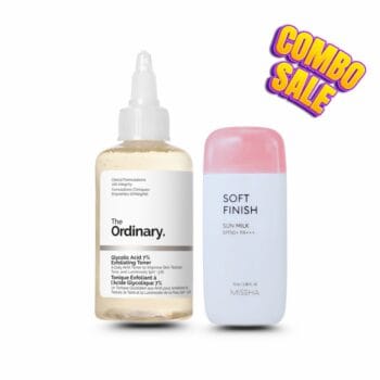 Glycolic Acid 7% Toner + Soft Finish Sunscream Combo